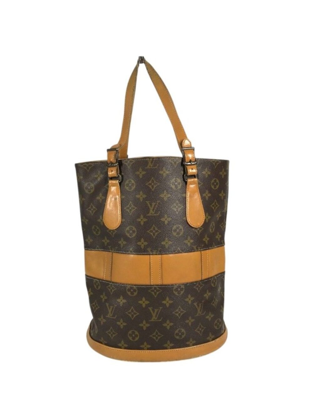 Louis Vuitton Handbag Bucket GM Monogram Canvas Brown